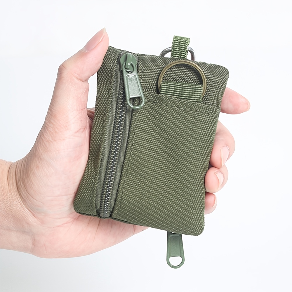 Mini Portamonete Chiavi Pouch, Stile Casual Nylon Zipper Sport…