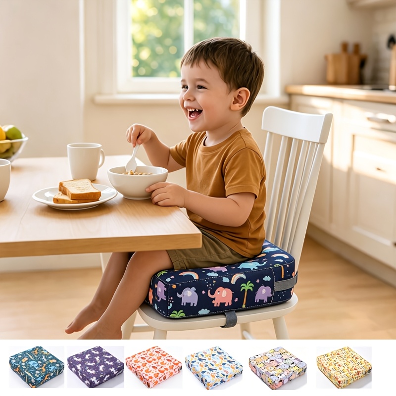 Sedile Rialzo per Sedia da Pranzo con Elementi Animali, Lavabile…