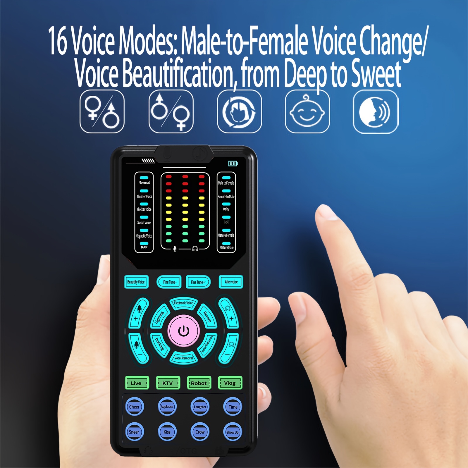 Scheda Audio Modifica Voce, Kit Attrezzatura Podcast Portatile…