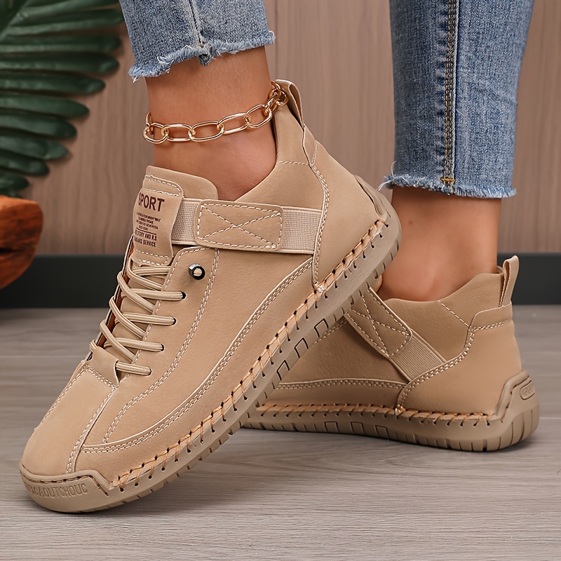 Stivali alla caviglia da donna in stile retrò casual - Scarpe…