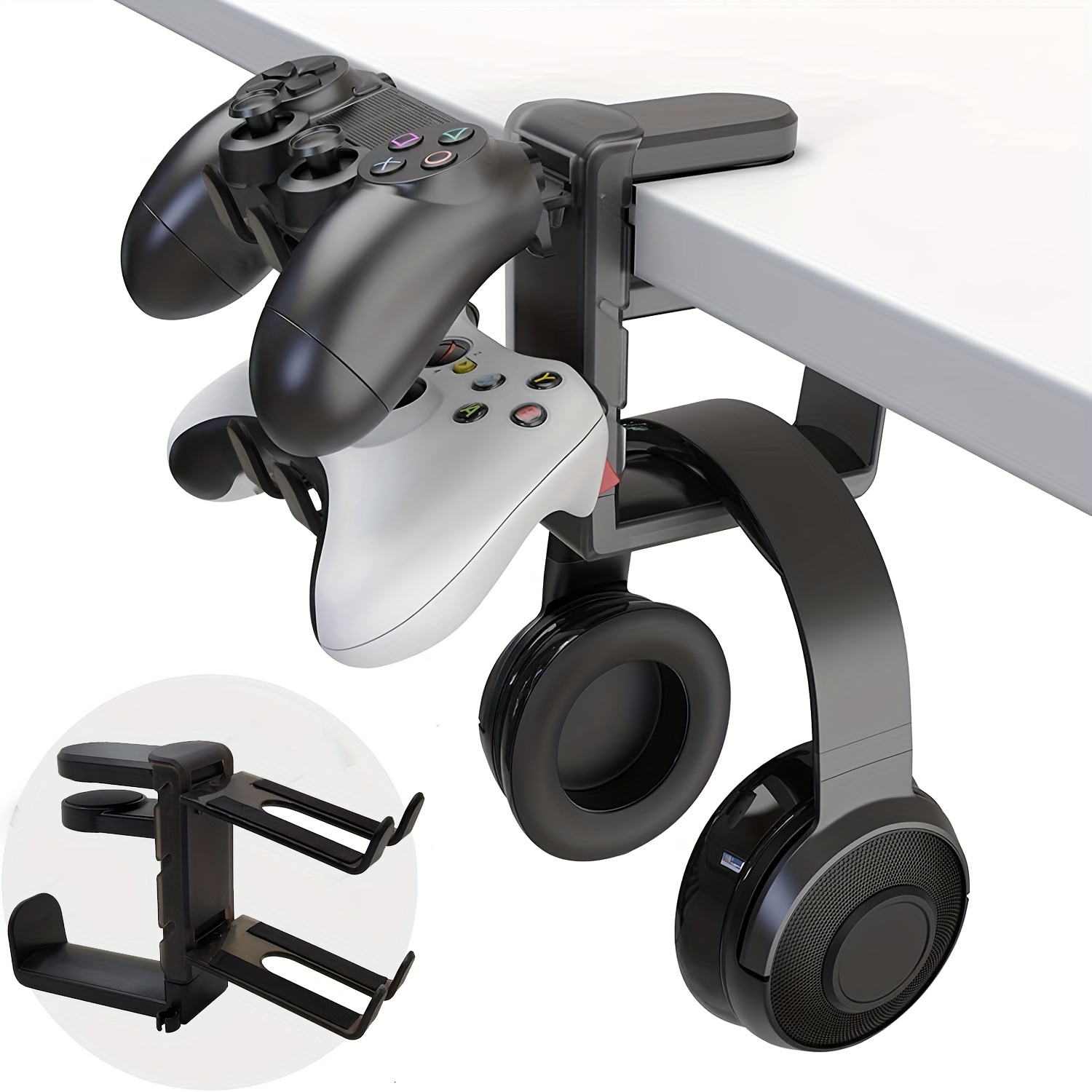 Supporto per auricolari e controller da gioco 3 in 1 - Morsetto…