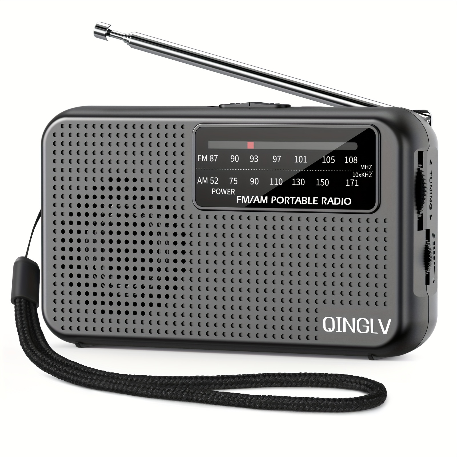 1 pz/2 pz Radio a transistor AM/FM portatile con altoparlante…