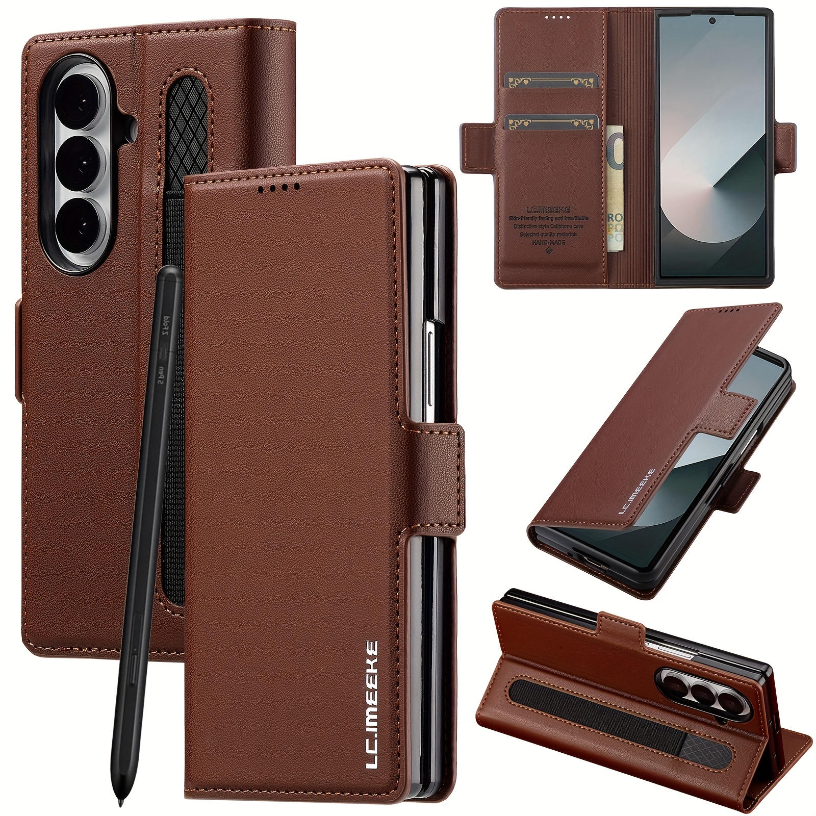 Custodia per telefono - Elegante custodia in ecopelle progettata…