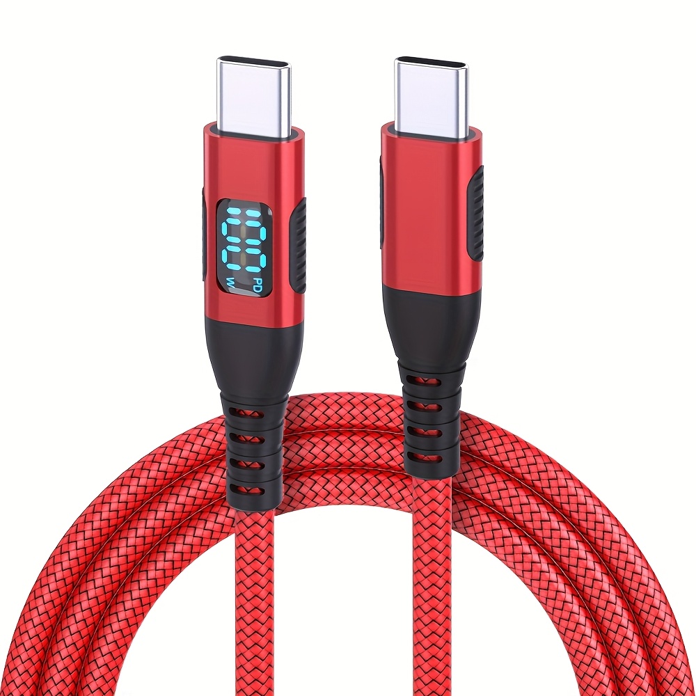 Cavo dati USB-C per ricarica ultra-veloce da 100W, display…