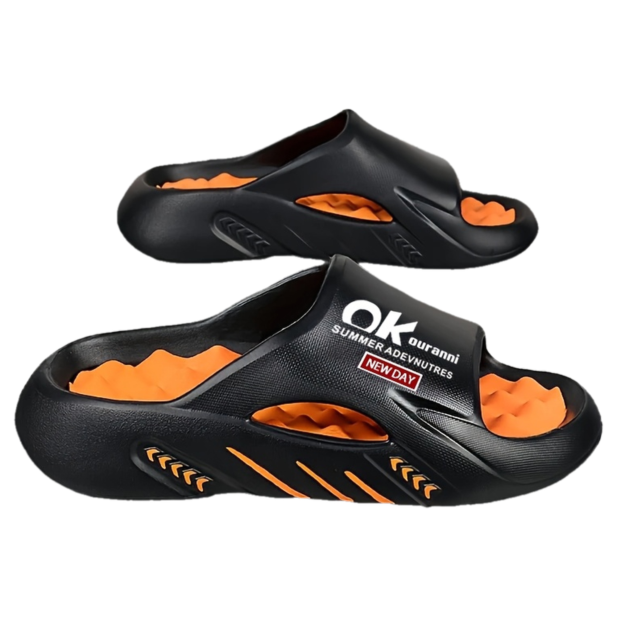 Pantofole Uomo con Suola Spessa Taglie Forti, Stampa Cartoon OK…