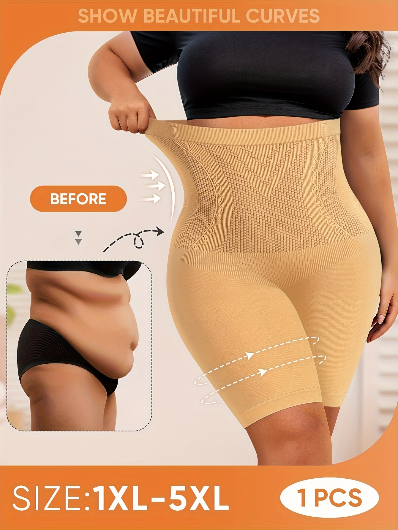 Intimo modellante a vita alta taglie forti da donna, design in…