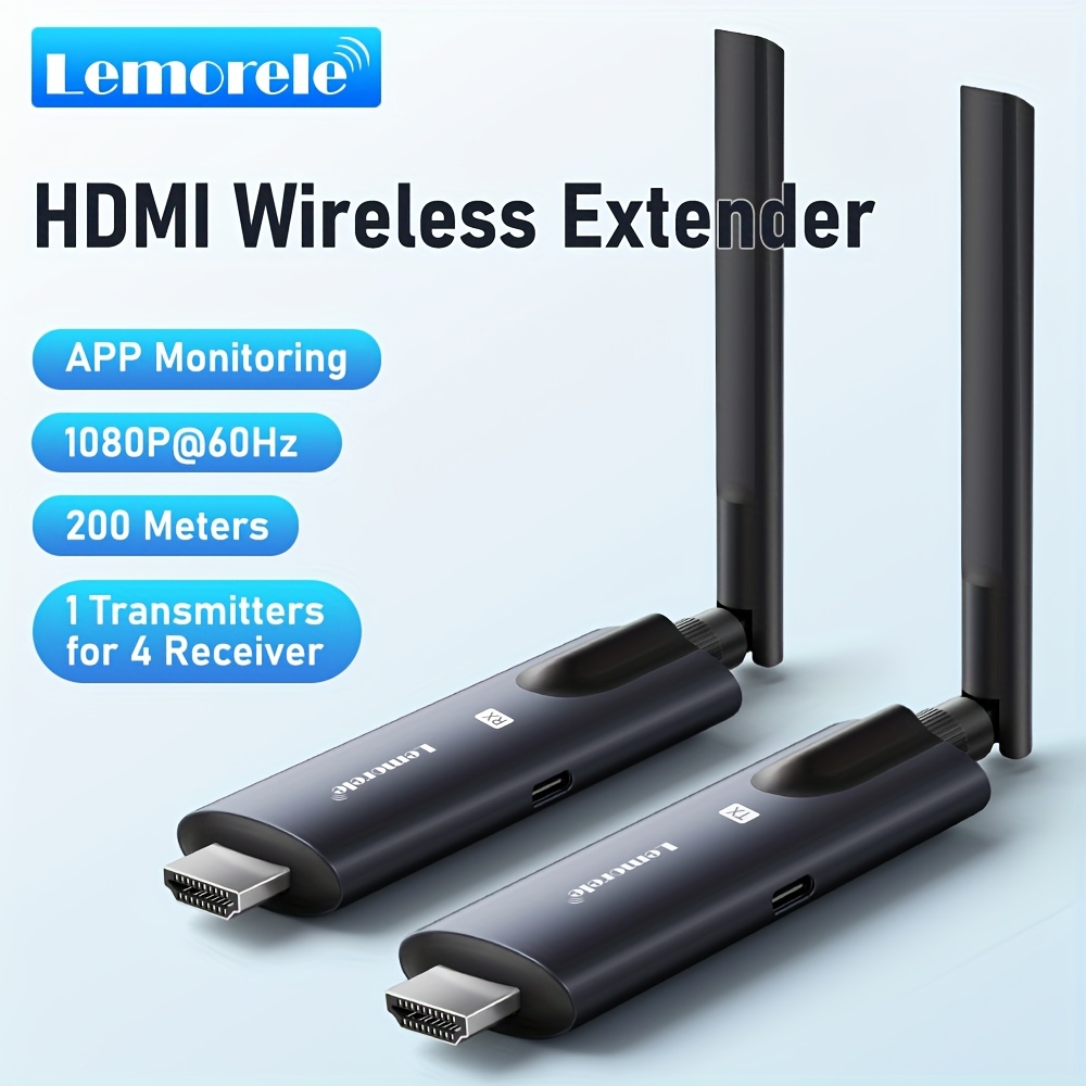 Lemorele 5G 200M Trasmettitore e Ricevitore HDTV Wireless Bassa…