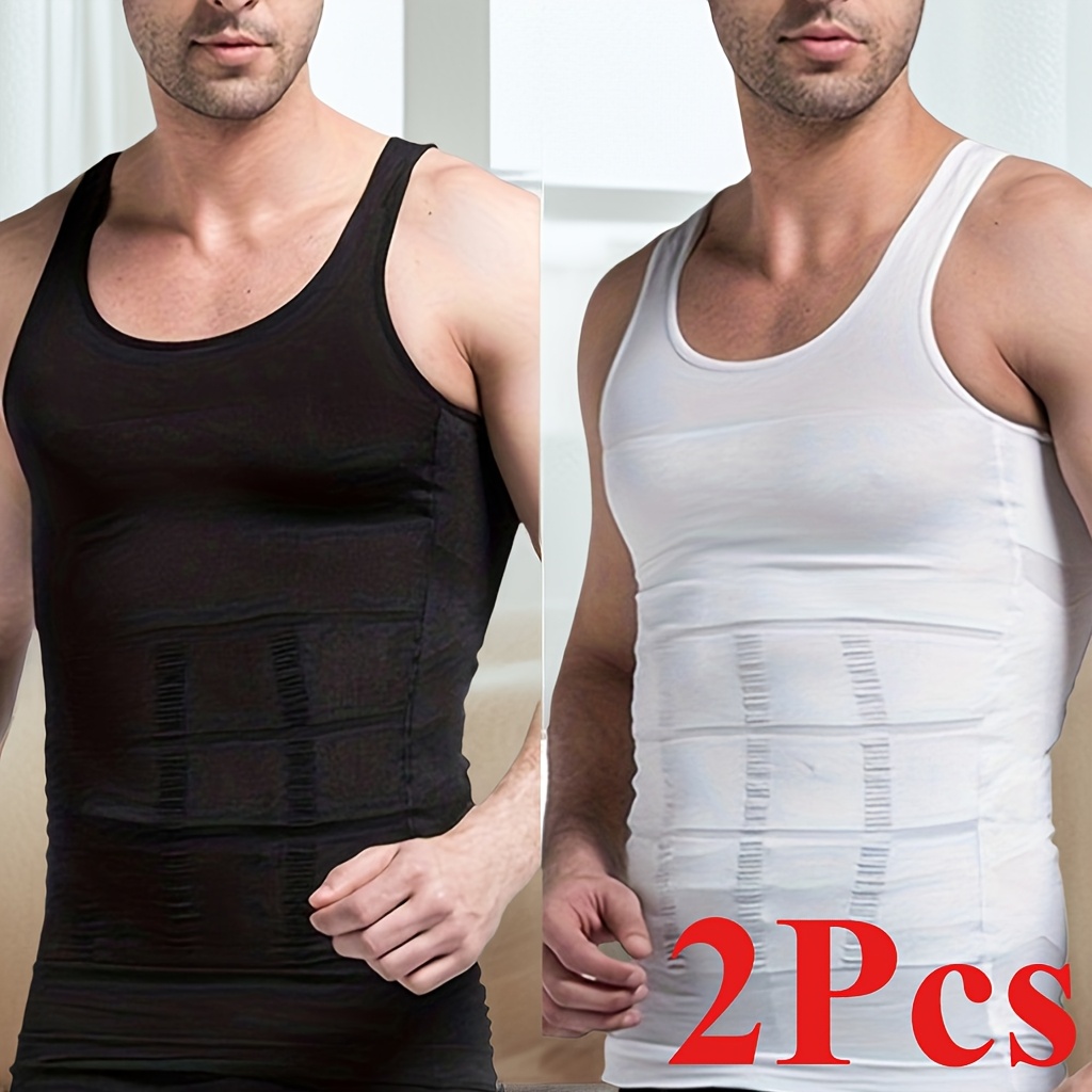 2 Pezzi Gilet Compressivo Addominale Uomo, Supporto Lombare e…