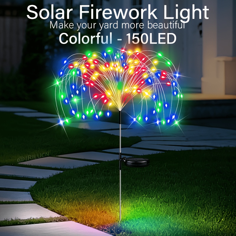 Luci Solari a Fumo per Giardino, Luci Decorative a LED Solari da…