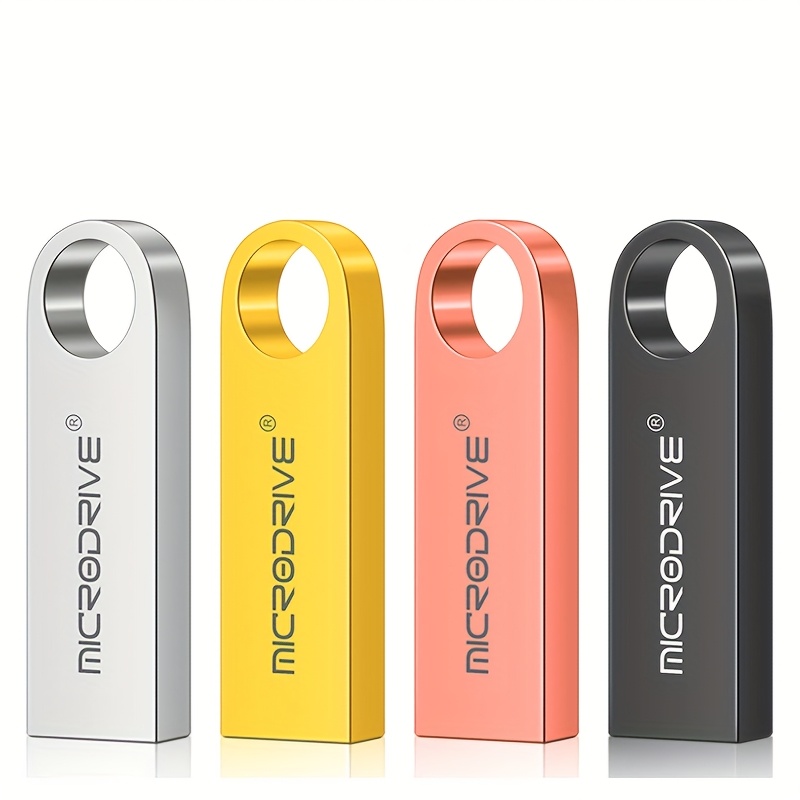 Chiavetta USB 2.0 ad Alta Velocità, Colori Oro, Nero e Argento…