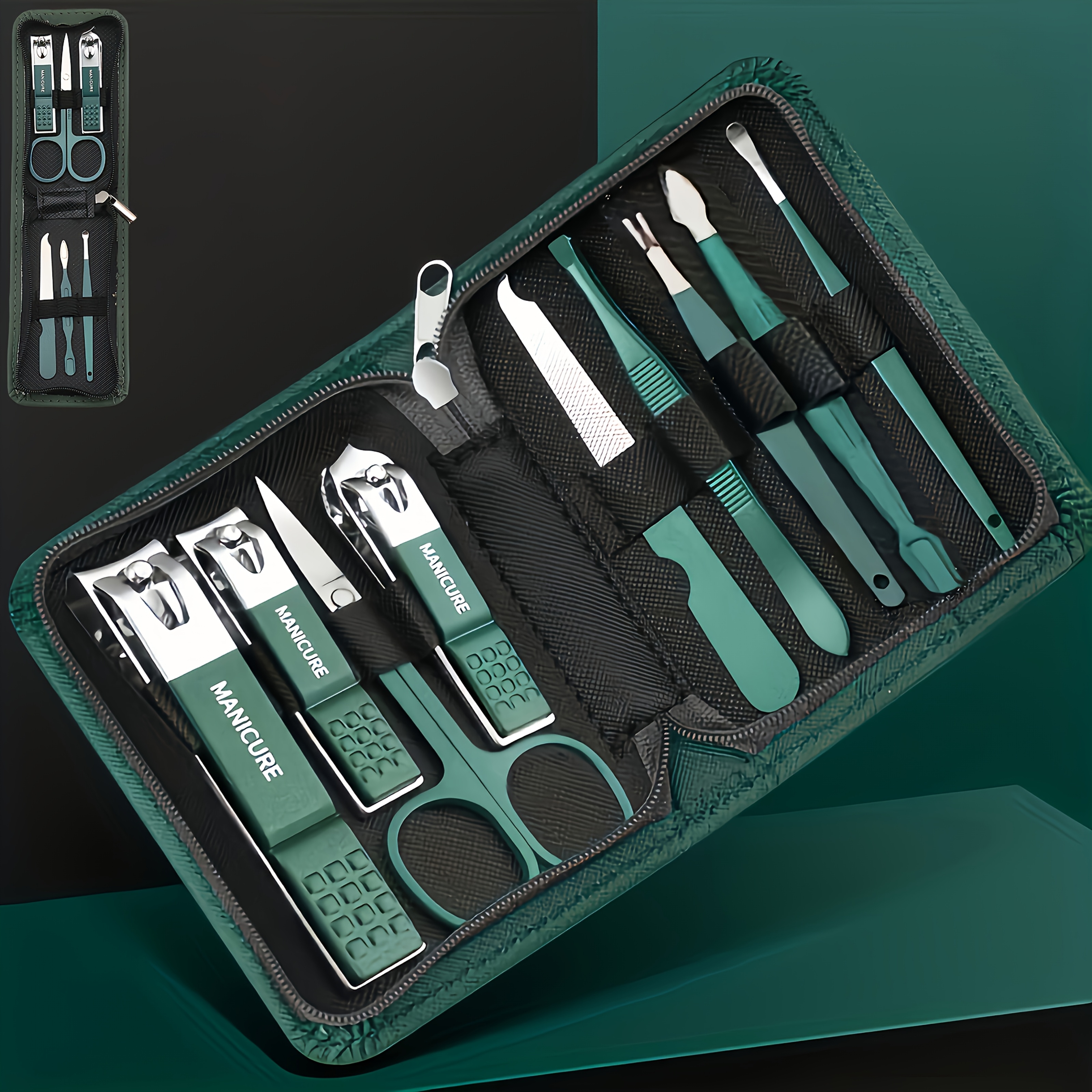 Set per la cura di unghie e piedi in acciaio inossidabile da 6/9…