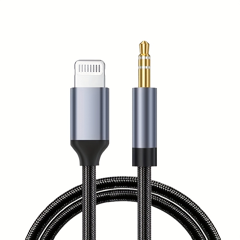 Adattatore audio da iPhone a cavo AUX da 3,5 mm per auto…