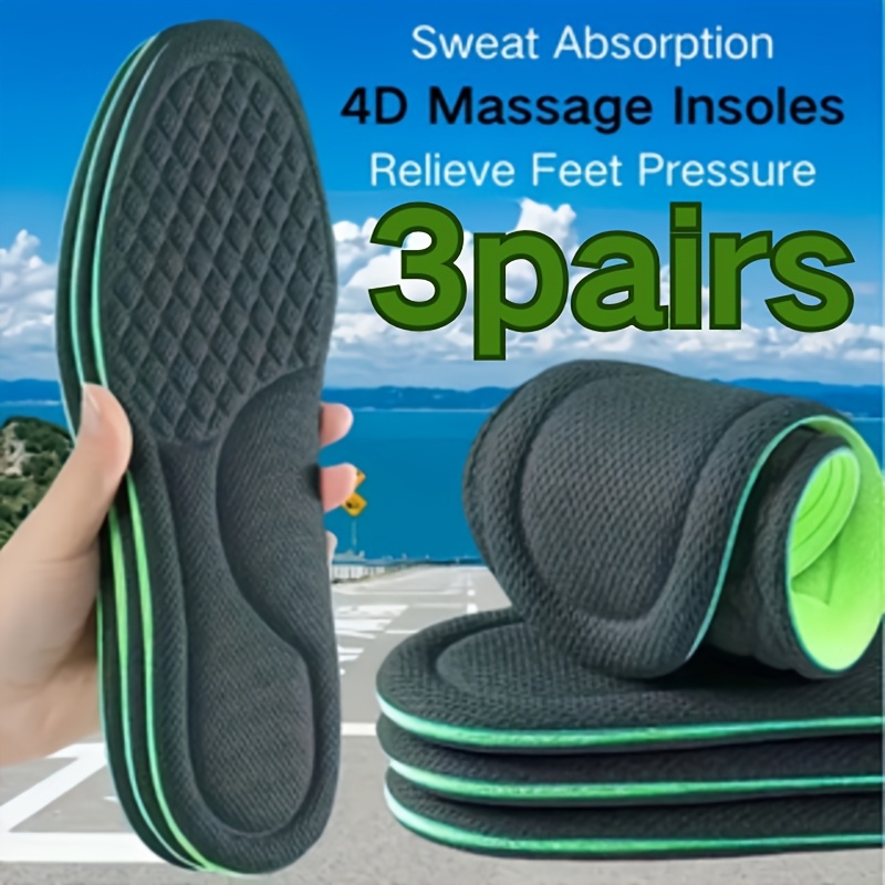 Tre paia di solette in memory foam adatte per scarpe sia con…