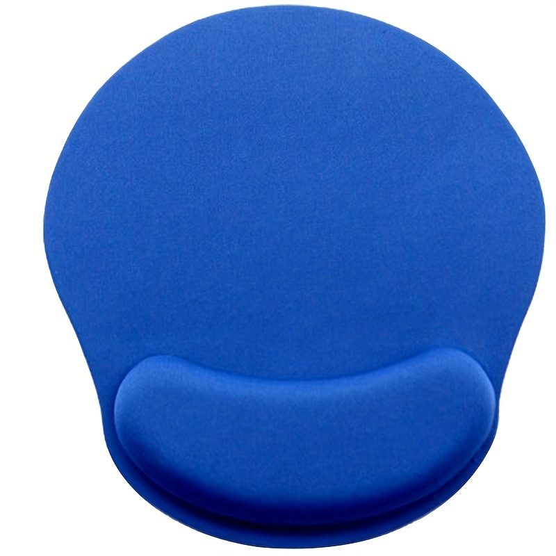 Tappetino da mouse rotondo con supporto per polso in memory foam…