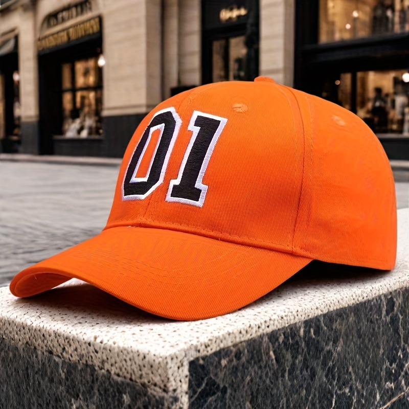 1pc Cappellino da baseball arancione 01 per auto da corsa…