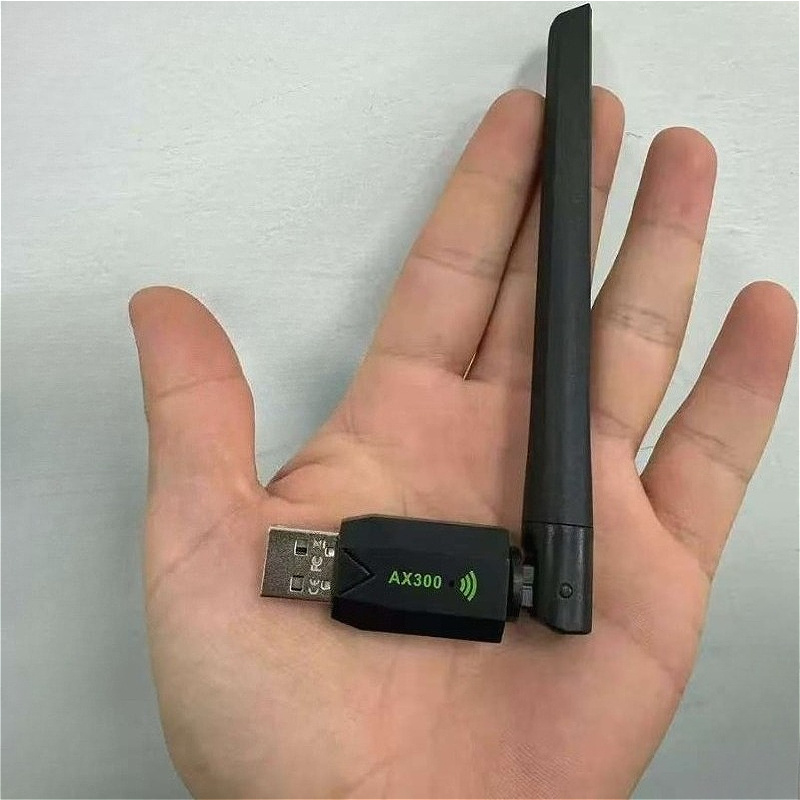 Scheda di rete con antenna Wifi6 da 300M senza driver, 5Db…