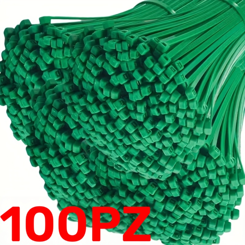 100 pezzi di legami da giardino in nylon verde resistente…