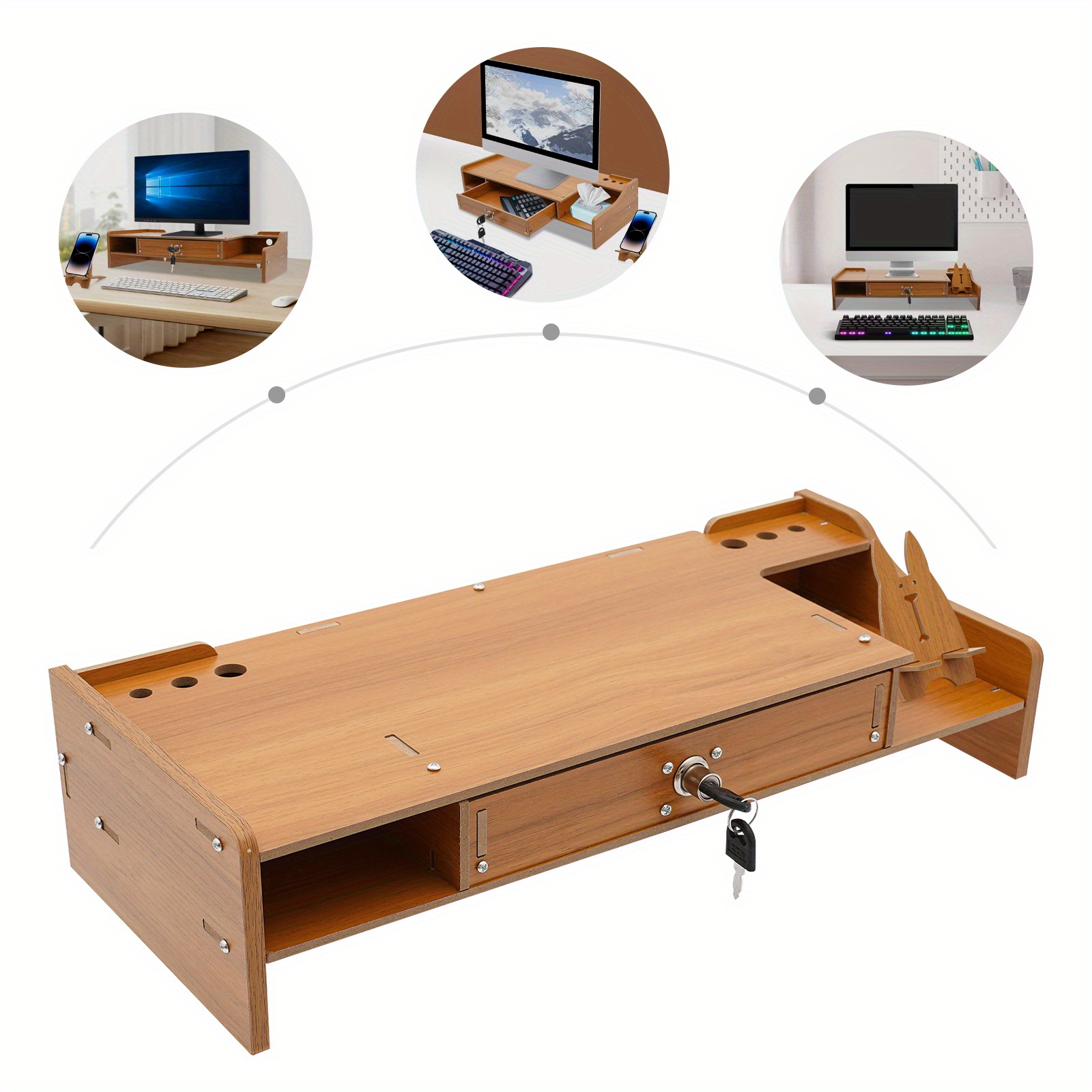 Supporto per monitor per computer, Rack per computer con…