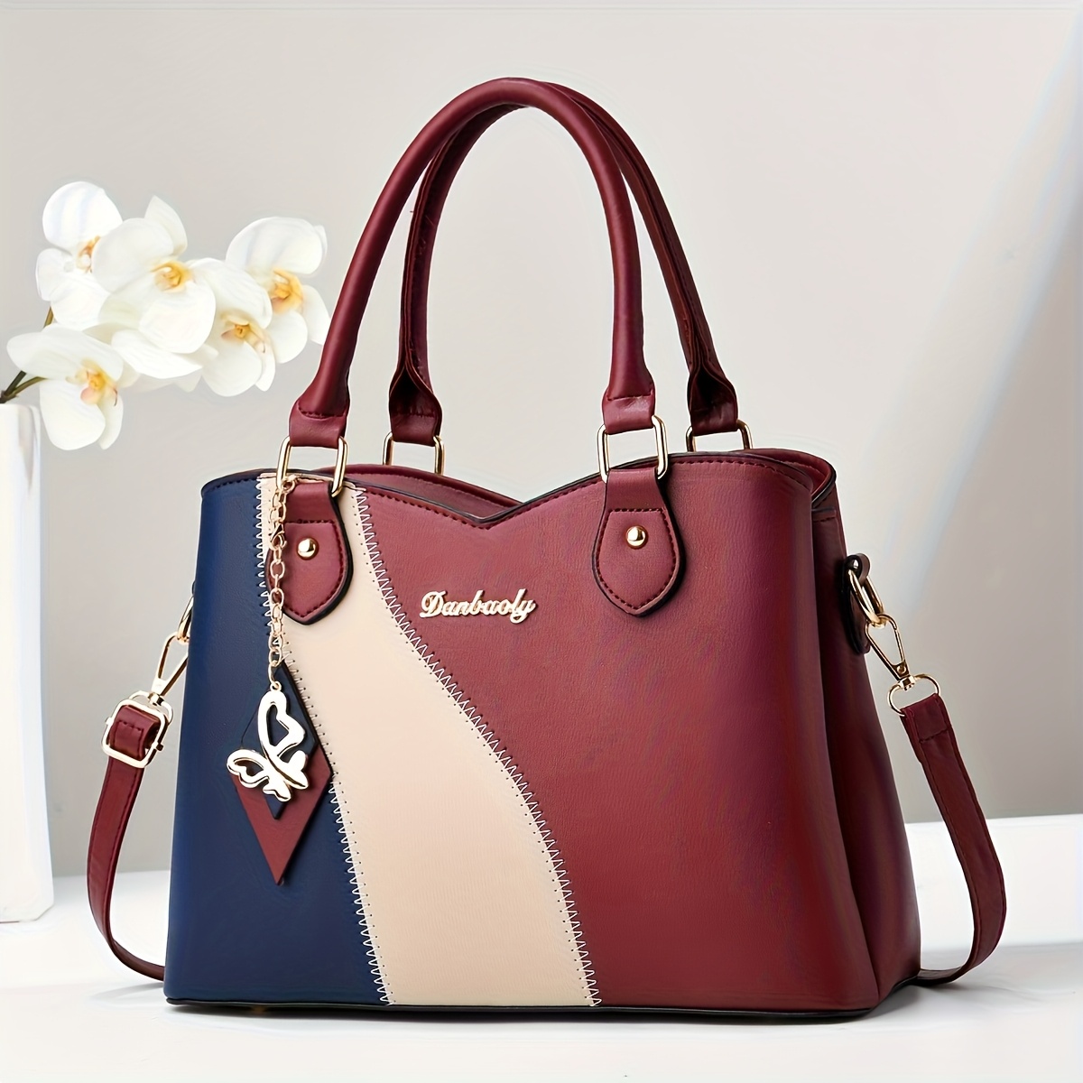 Borsa Elegante Grande per Donna - Borsa con Tracolla…