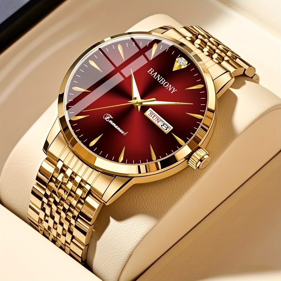 Nuovo Orologio al Quarzo Unisex Banbony in Acciaio Inossidabile…