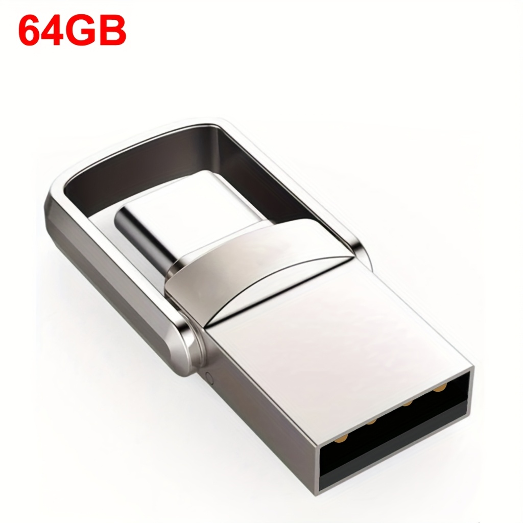 Chiavetta USB C Girevole a 360° - USB 2.0 ad Alta Velocità…