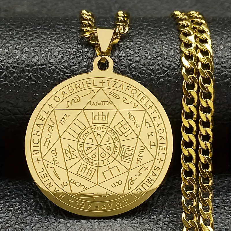Collana amuleto dei Sette Arcangeli compatibile con il Bastone…