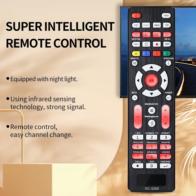 Telecomando Universale per TV LG, for Samsung, TCL, Philips…