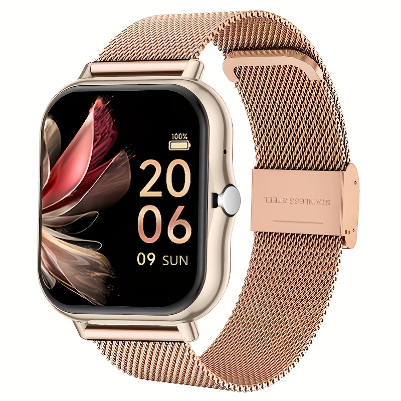 Smartwatch touchscreen integrale per uomo e donna, Bluetooth…