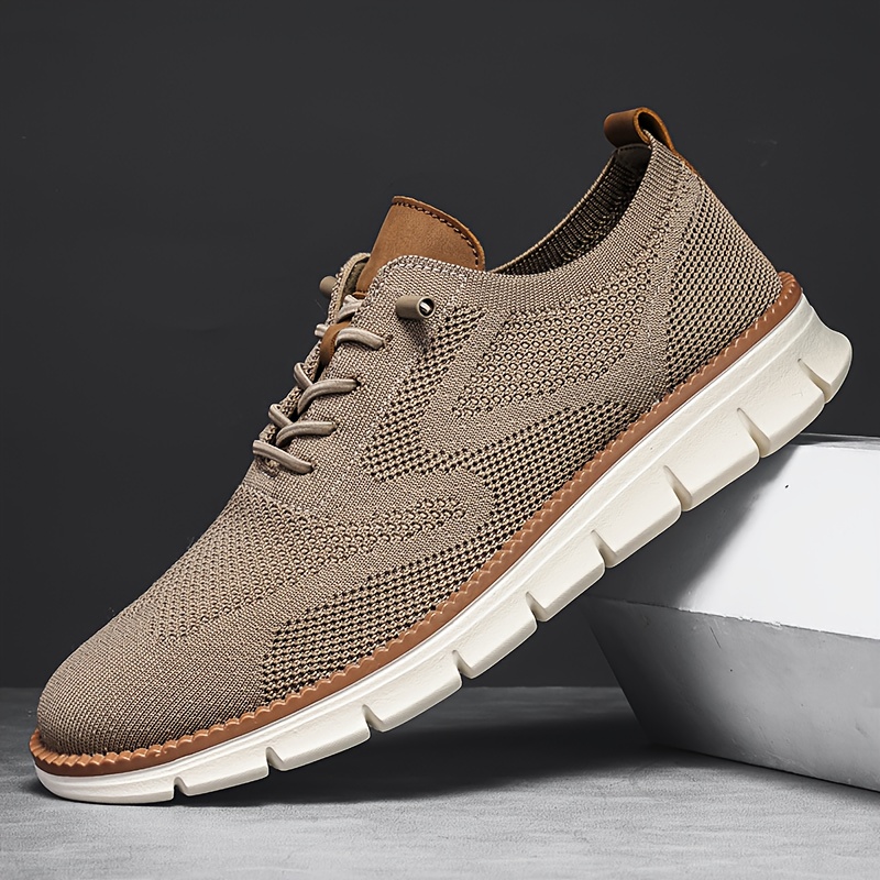 Sneakers da uomo alla moda in maglia, scarpe casual leggere e…