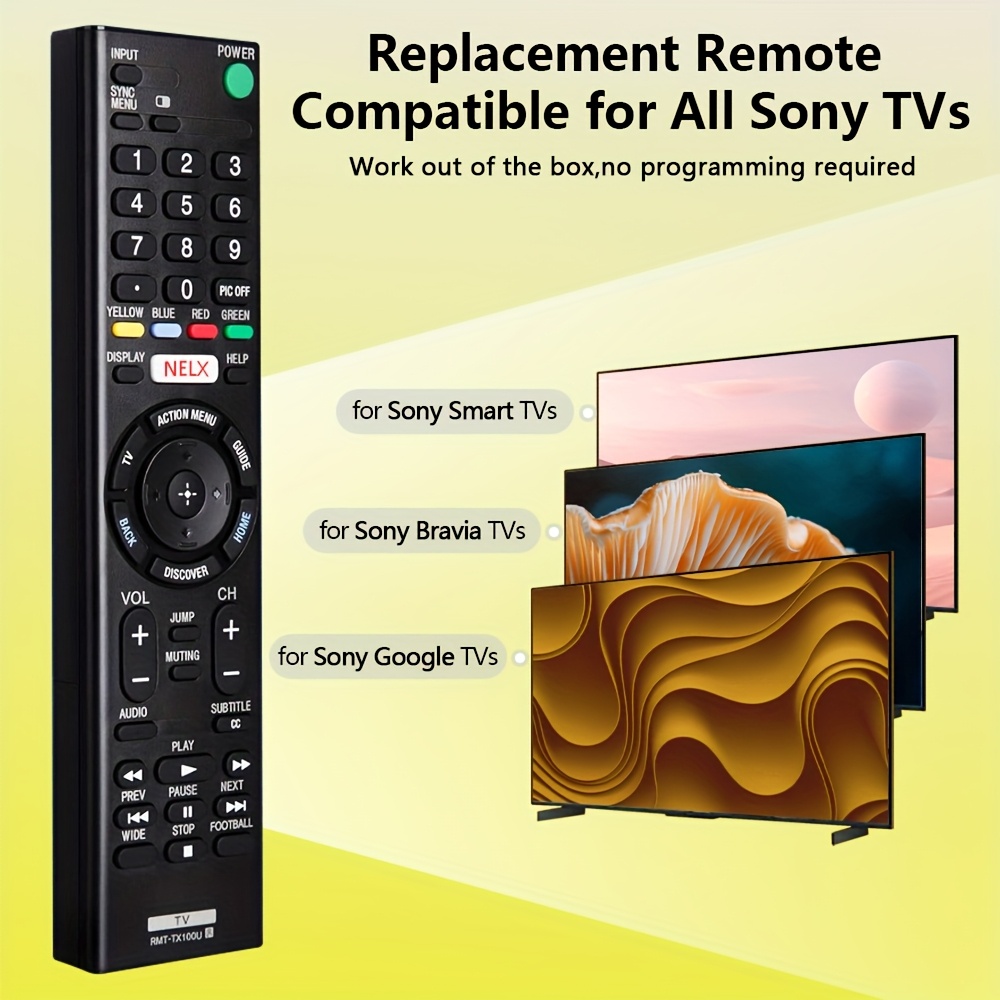 RMT-TX100U Telecomando di ricambio compatibile con TV Sony…