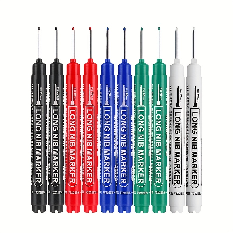 Pennarelli a Punta Lunga da 20mm - Set di 5 Colori ad Olio…