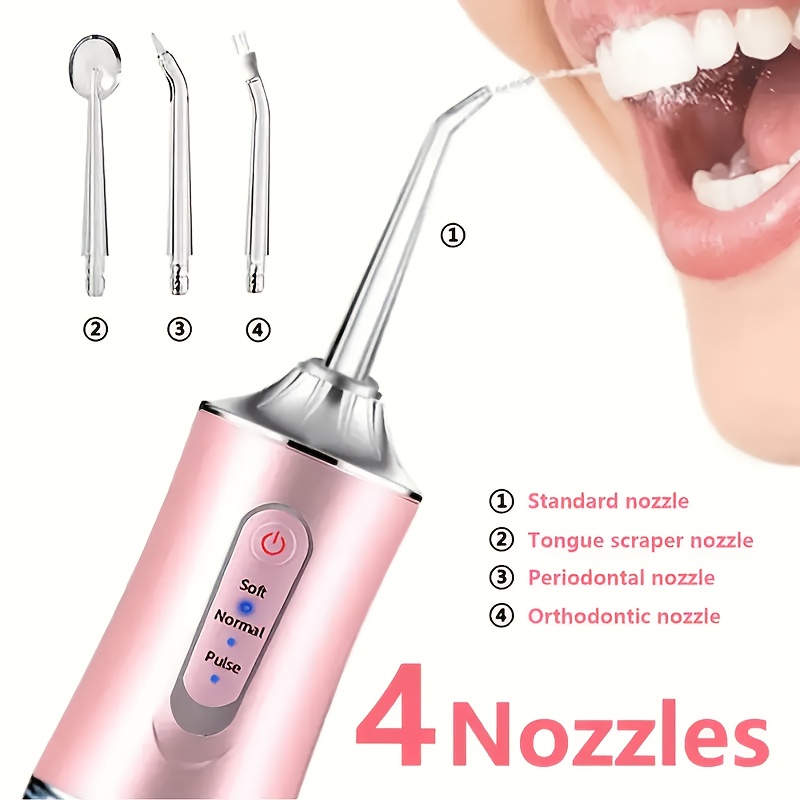 Nuovo Idropulitore per Denti ad Alta Pressione e 4 Ugelli…