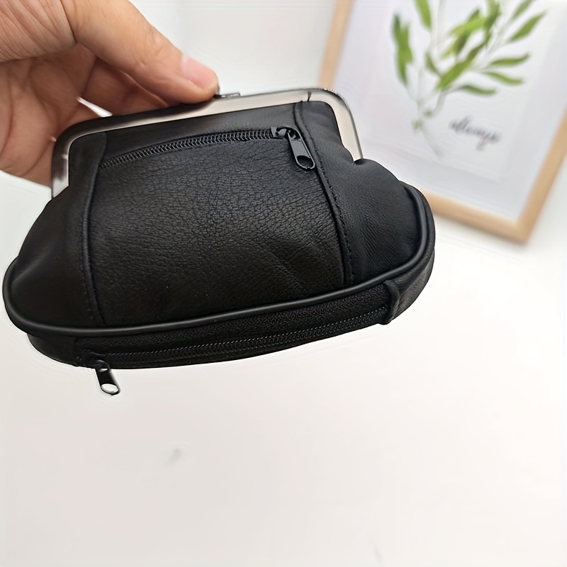 1 pz Pochette nera da donna in stile retrò, portafoglio da donna…
