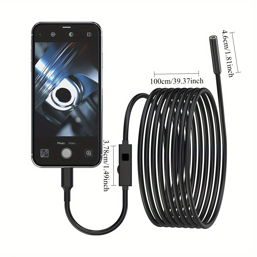 WKR Telecamera Endoscopica per Cellulare, Risoluzione HD 1080P…
