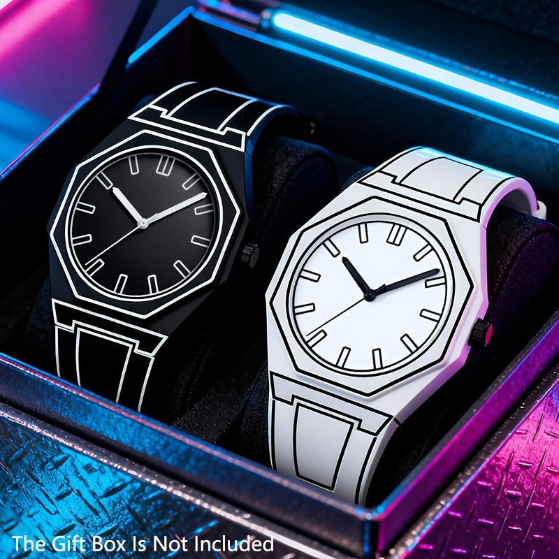 Set da 2/1 orologio al quarzo alla moda, nuovo, versatile e…