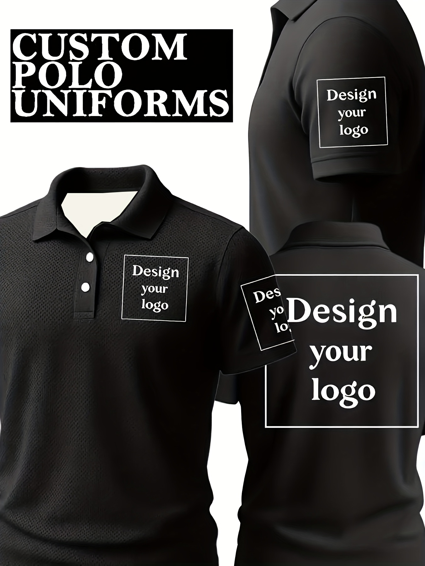 Camicia Business Casual Personalizzata con Logo/Testo - Stampa…