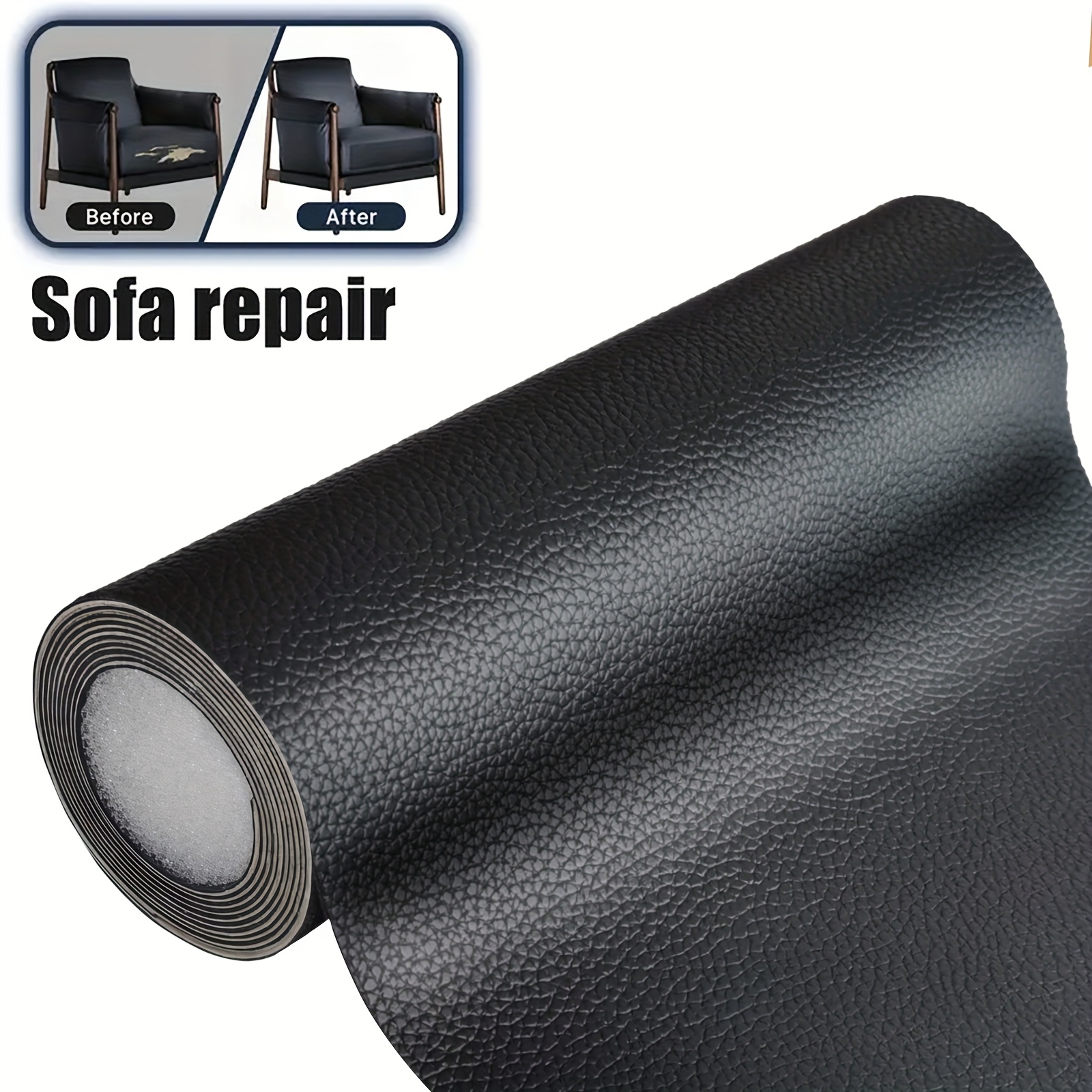 Toppa di riparazione in pelle autoadesiva resistente, kit nastro…