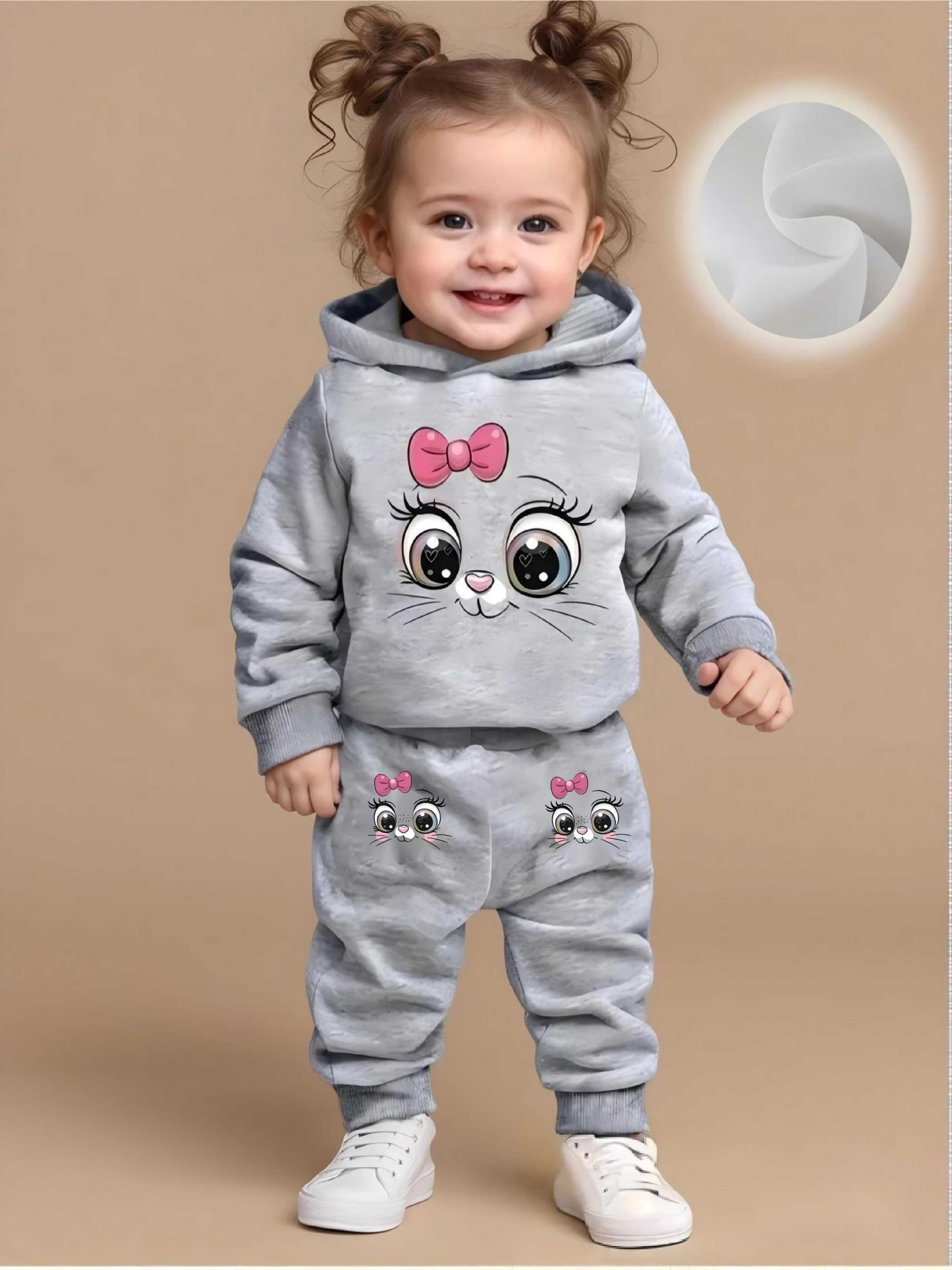 Set Autunno Inverno con Felpa con Cappuccio e Pantaloni con…