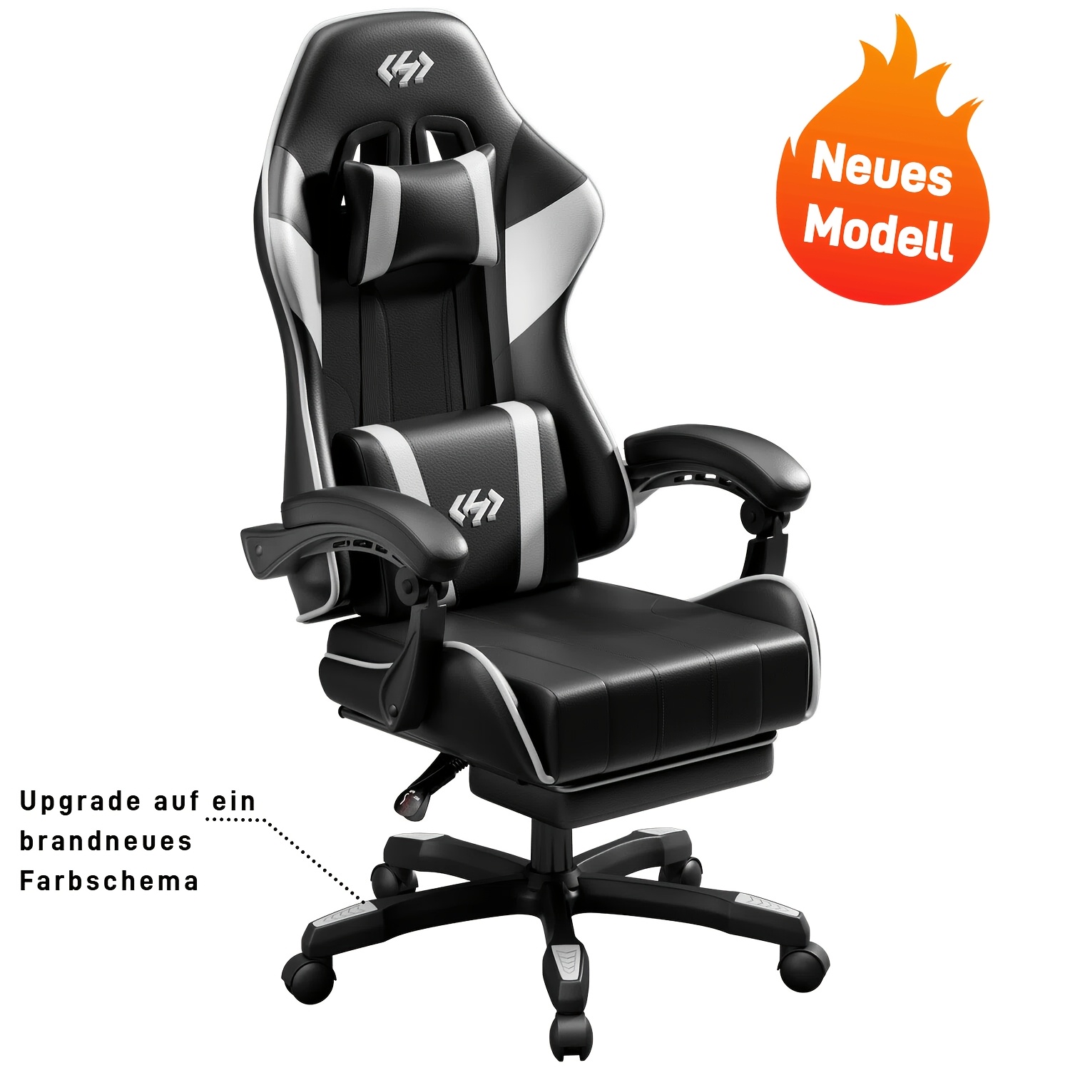 Sedia da gaming ergonomica con inclinazione regolabile e…