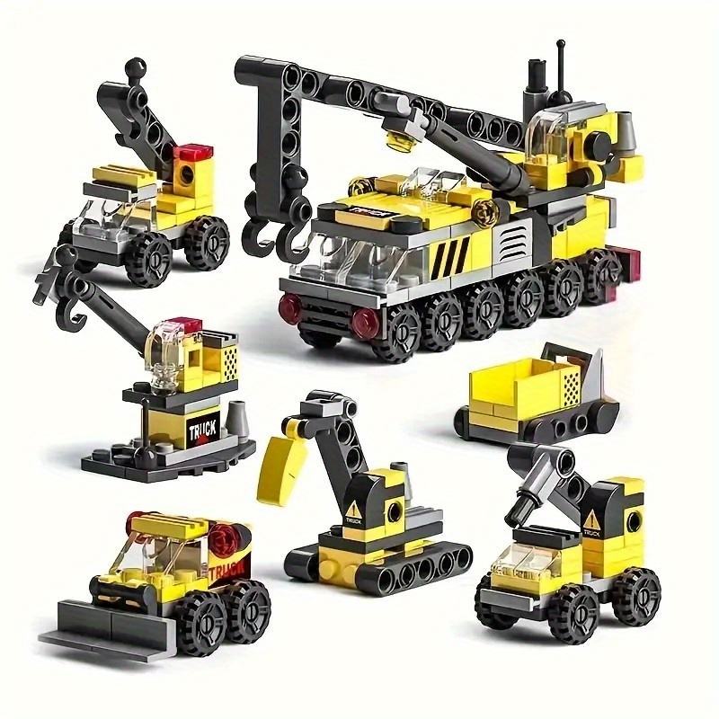 Set di Costruzioni Serie Ingegneristica Gru ed Escavatore da 142…