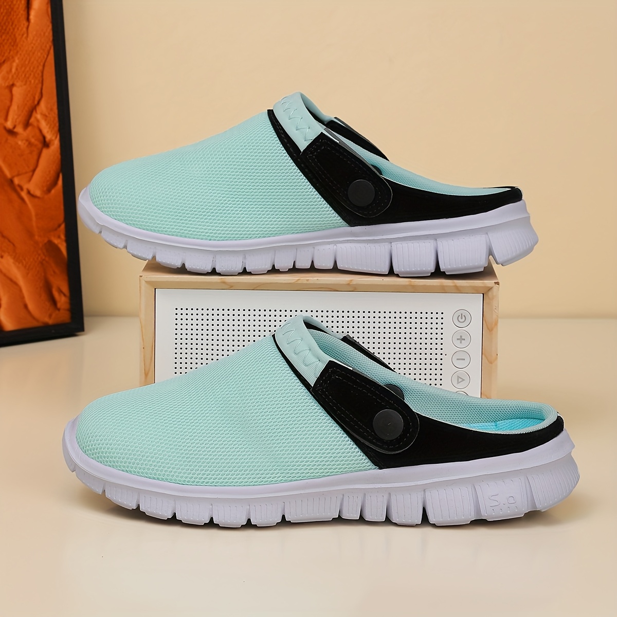 Ciabatte sportive slip-on da donna, scarpe in tessuto a rete…