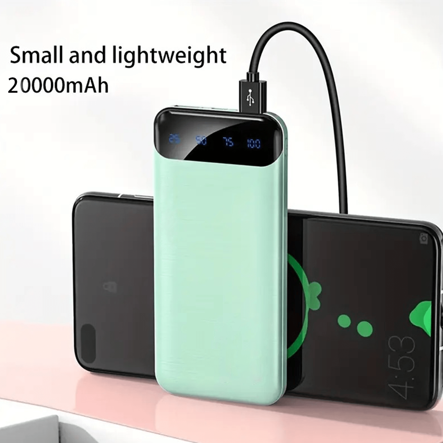 Power Bank Portatile ad Alta Capacità 20000Mah, 2 Uscite USB e…