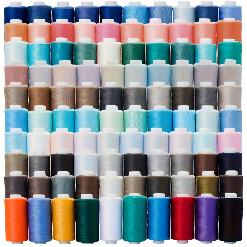 72 Pezzi Set di Filo da Cucito Colori Casuali | Filo Poliestere…