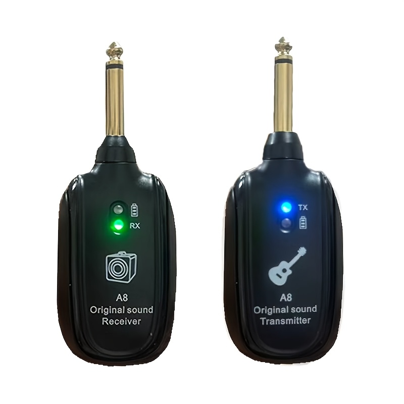 Sistema di pickup per chitarra wireless Jack da 6,35 mm Batteria…