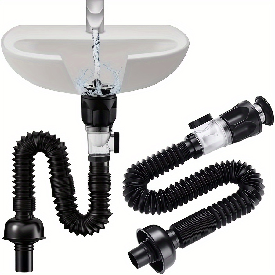 Set tubo di scarico per lavello in plastica, compatibile…