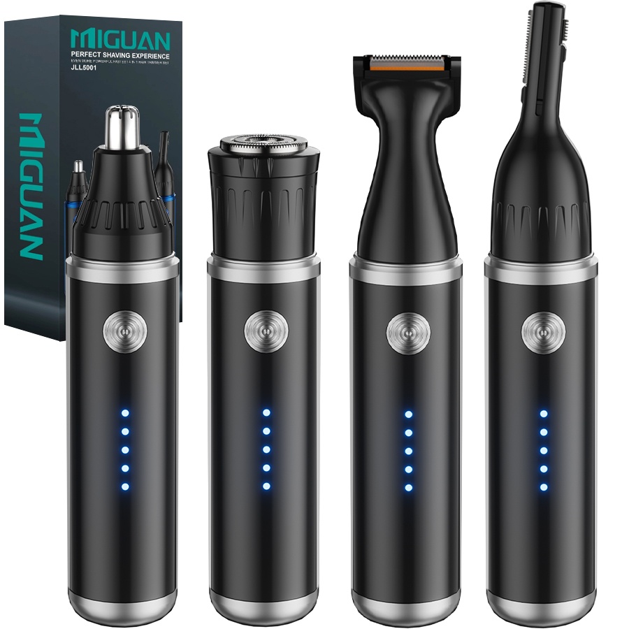 Rasoio Elettrico per Naso, Rifinitore Ricaricabile USB per Peli…