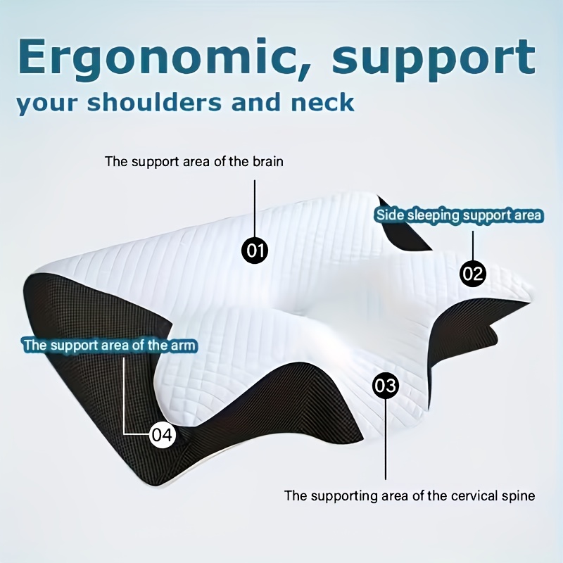 Cuscino Memory Foam Comfort per la Colonna Vertebrale, Ideale…
