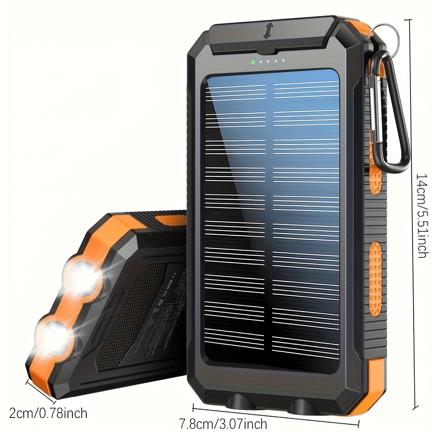 Power Bank Solare Portatile 20000Mah, Caricatore Solare…