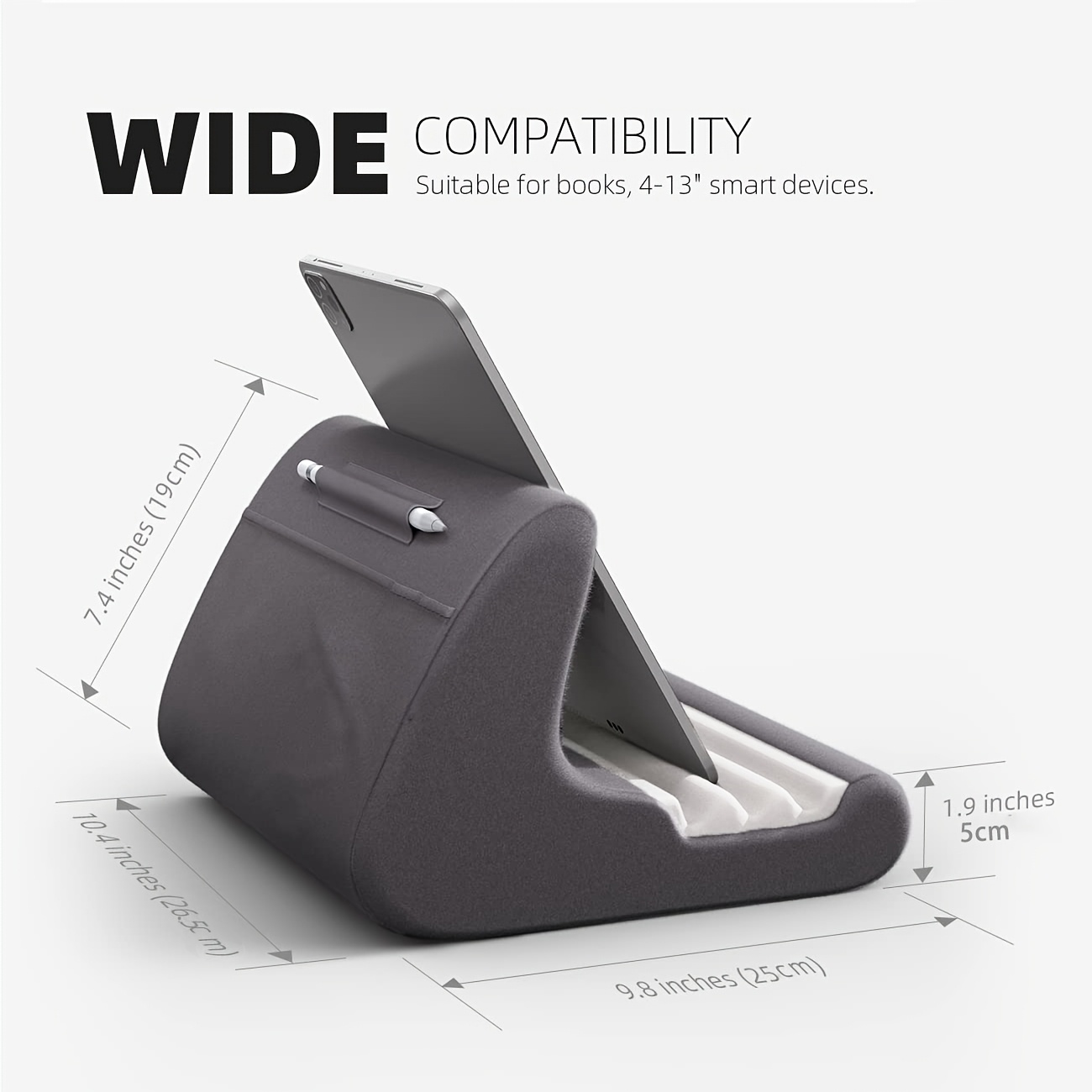 1 pezzo, Cuscino Portatile per Tablet - Morbido Supporto per…
