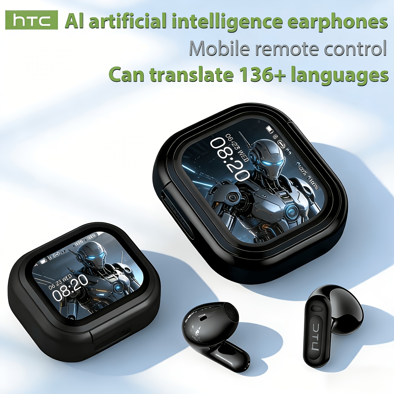 1pz Auricolari Wireless HTC con Traduzione in 136+ Lingue per…